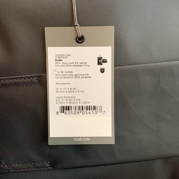 Tumi duffle - Picture 2 of 3